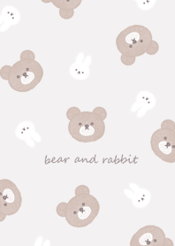 Bear and Little Rabbit Greige02_1