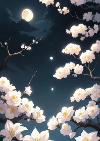 Bright Moon and Dawn 7874Ea