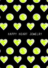 HAPPY HEART JEWELRY/YELLOW GREEN/BLACK