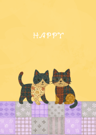 Cat Stuffed06 on light yellow