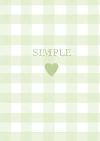 SIMPLE HEART check freshgreen(JP)