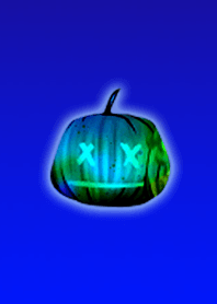 Halloween icon blue