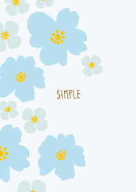 Fluffy flowers simple3