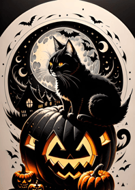 halloween cat 4cF9e6