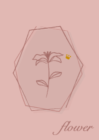 ดอกไม้ <มงกุฎ> สีชมพูคอรัล