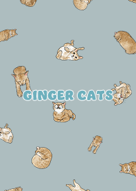 gingercats3 - mist blue
