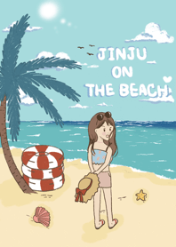 Jinju on the beach