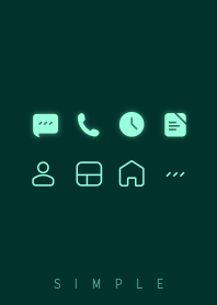 SIMPLE 簡約墨綠 (極簡主義)