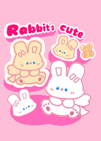 Rabbits are very cute and naughty.