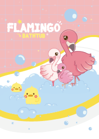 Flamingo Bathtub Soft Pink