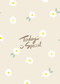 White flower is much beige from Japan