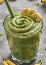 Matcha banana smoothie