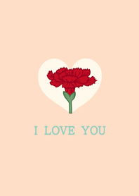 I love you-Carnation