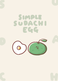 simple Sudachi Medamayaki beige