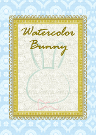 水彩バニー：Watercolor Bunny