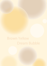 Brown Yellow Dream Bubble
