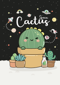 Cactus Dino Black