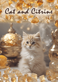 Cats and Citrine - For good luck
