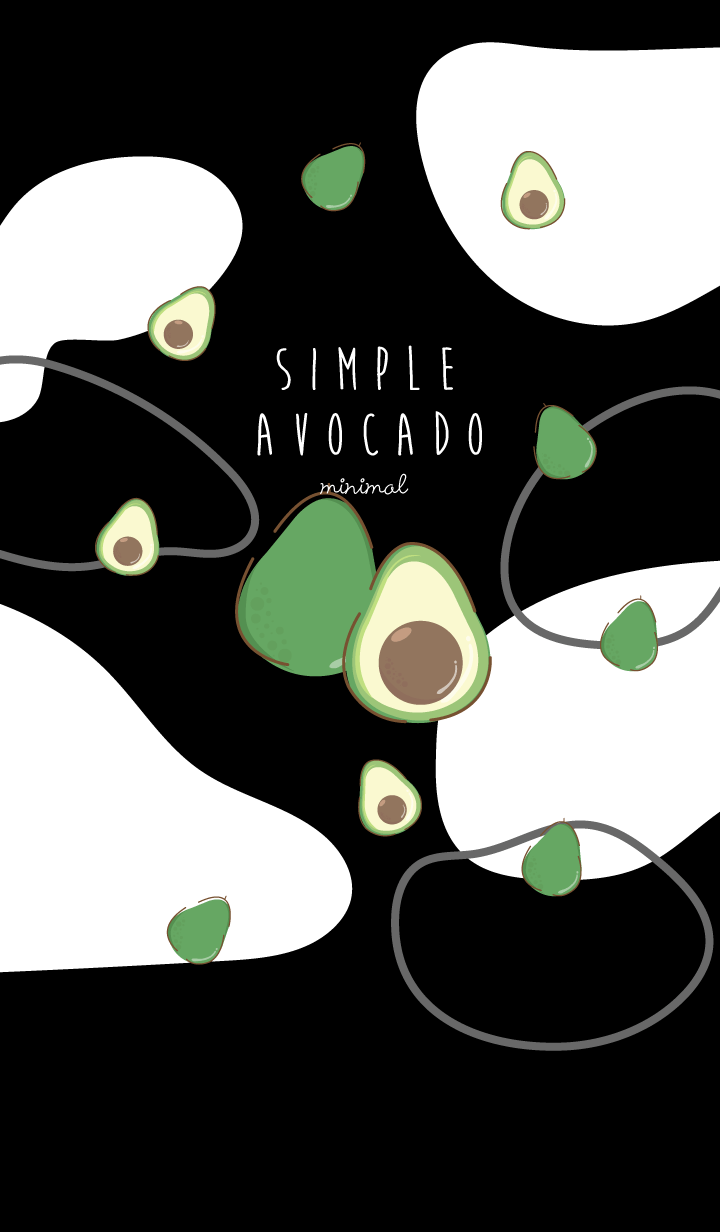 avocado minimal black (simple ver.)