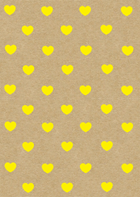 many hearts (yellow)