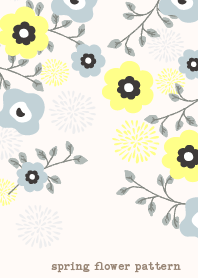 spring flower pattern 2 J