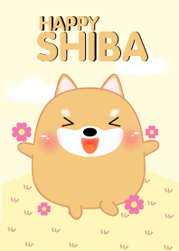 Happy Cute Fat Shiba Inu Theme