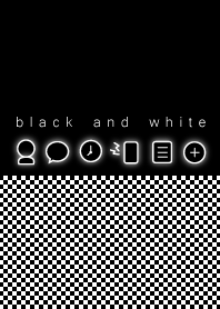 ブラック × ホワイト～チェック