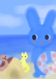 bathtimerabbit sea time