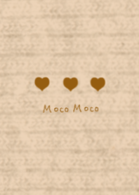 Beige&Brown simple heart