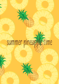 summer pineapple time orange J #fresh