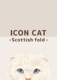 ICON CAT - Scottish fold - BROWN/02