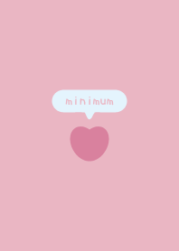 simple love heart Theme speech balloon02