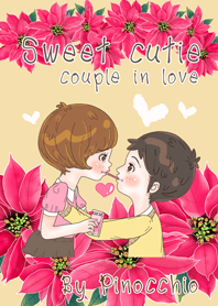 Sweet cutie couple in love
