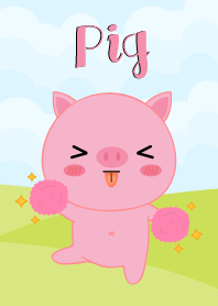 I'm Lovely Pink Pig Theme