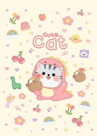 แมวไดโนน่ารัก ชมพูสวีท :-D