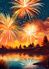 Beautiful Fireworks Theme#44