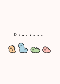 Smile Dinosaurs/beige vivid.