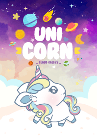 Baby Unicorn Galaxy Cloud