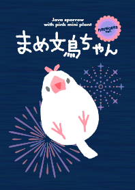 まめ文鳥ちゃん 〜花火〜