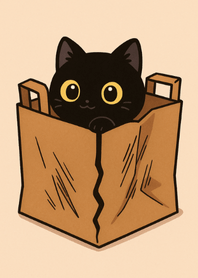 Paper Bag Cat