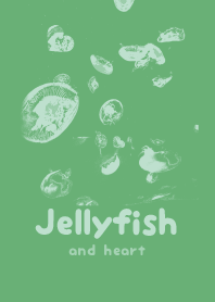 Jellyfish & heart usumidoriiro