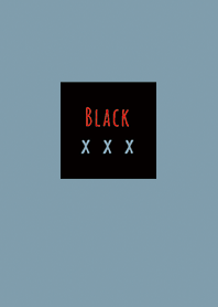 BLACK & DULL BLUE xxx