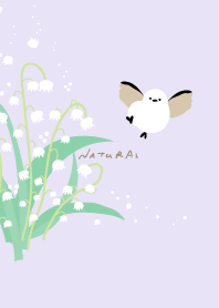 Long-tailed tit Lily of the valley10