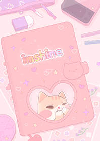 かわいい ピンク 猫 日記