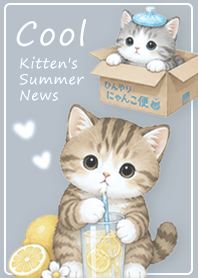 blue ひんやり子猫の夏だより
