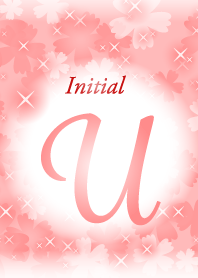 U-Initial-Flower-Red