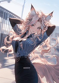 性感的賽車狐狸女郎❤