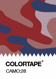 彩色膠帶 II 迷彩色票 暗系版本 編號: 28
