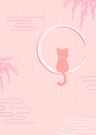 Cat of Pink Colour
