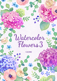 Watercolor Flowers 3 (Reissue)